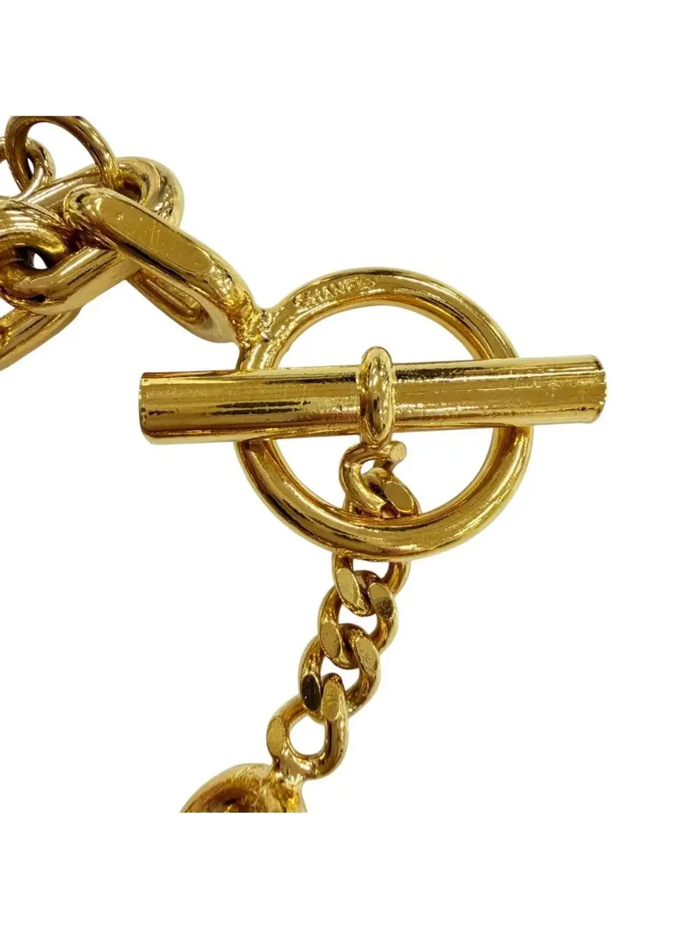 Chanel Vintage Bracelet Metal Gold #327516C11B